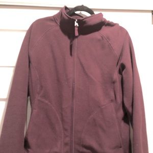 Fleece Zip Up Jacket by Merona, Burgundy/Purple